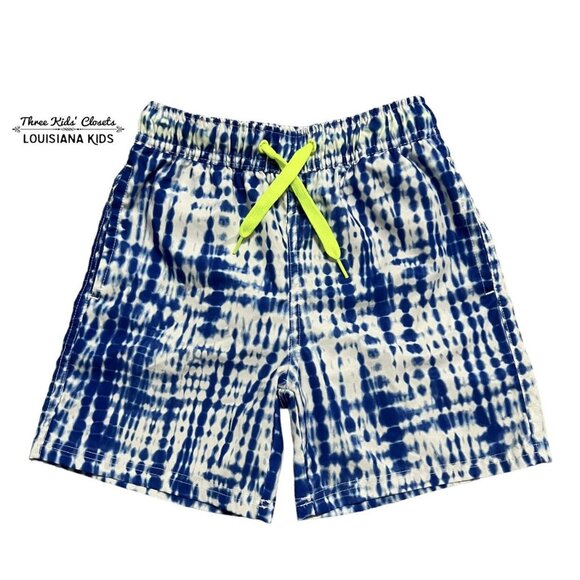 Egg 8Y Blue Tie Dye Swim Trunks - Picture 1 of 7